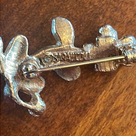 Vintage Signed Sarah Coventry French Poodle Dog Brooch - Picture 3 of 5